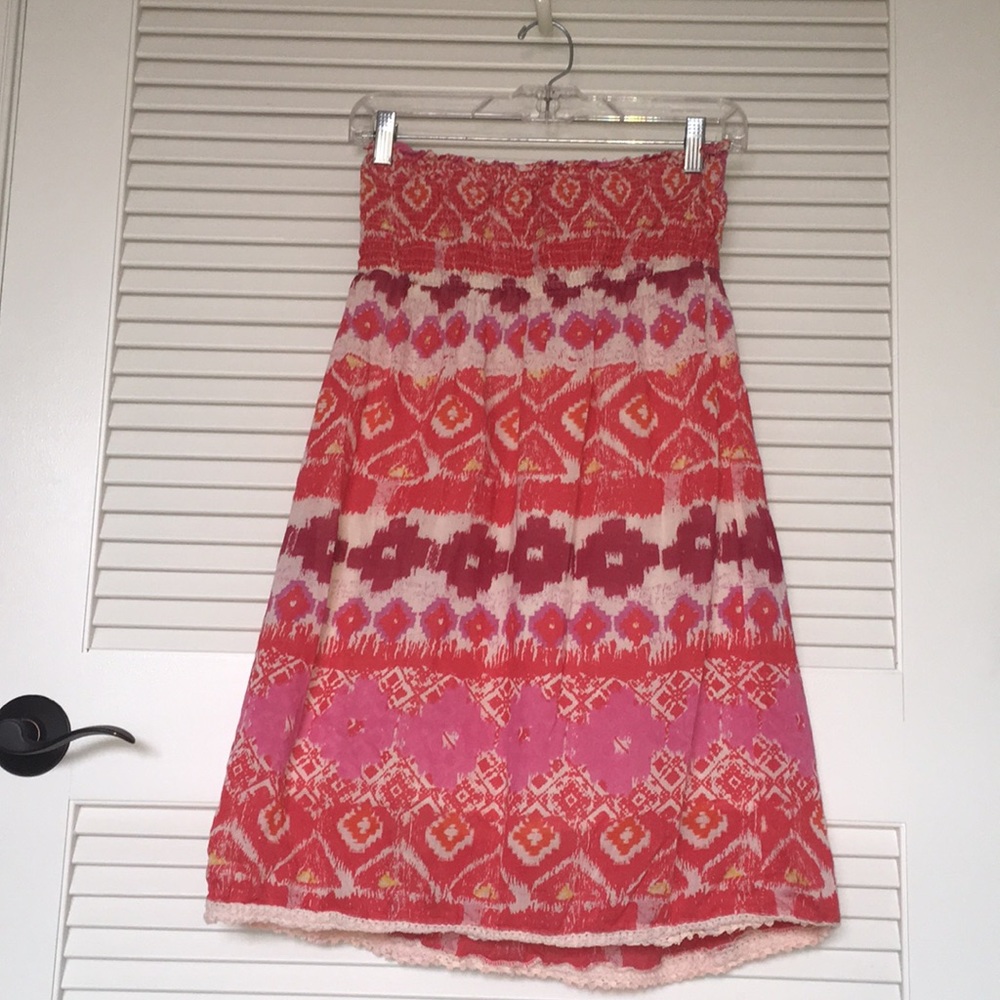 Pink beach coverup